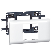 legrand Mosaic support for cover 65 mm 2 modules 