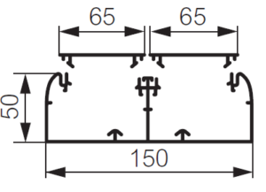 داکت لگراند 50*150