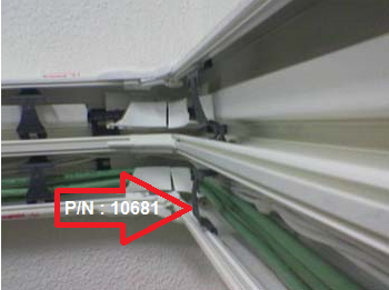 نصب نگهدارنده کابل در ترانکینگ دیواری لگراند 50*150